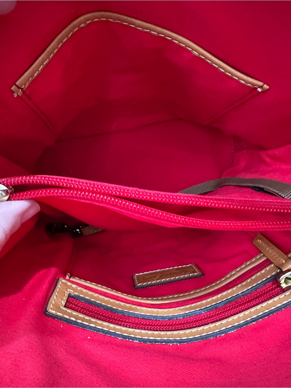 Dooney & Bourke Trixie Coral Leather Crossbody Bag - Picture 11 of 14